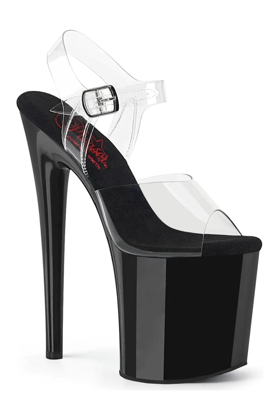 NAUGHTY-808 Clear PVC Sandal