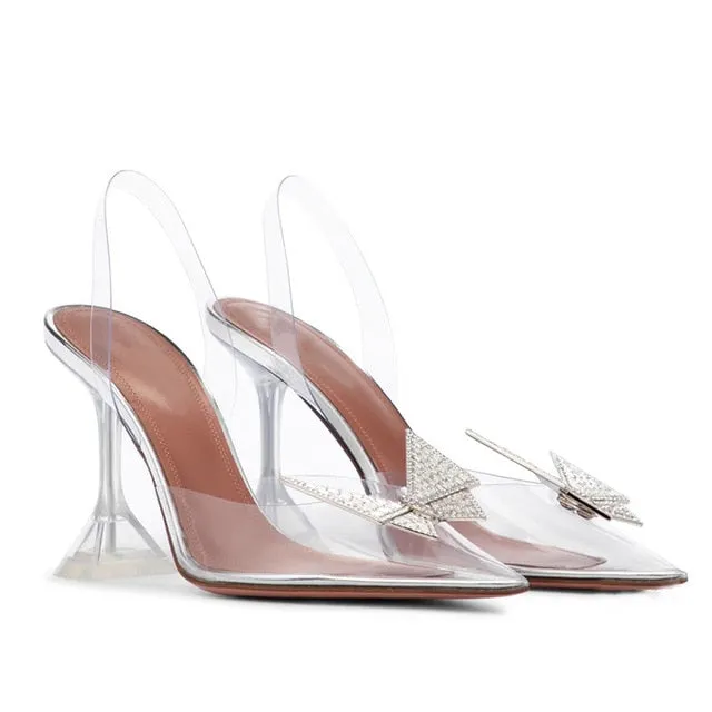New Pointed Transparent Sandals