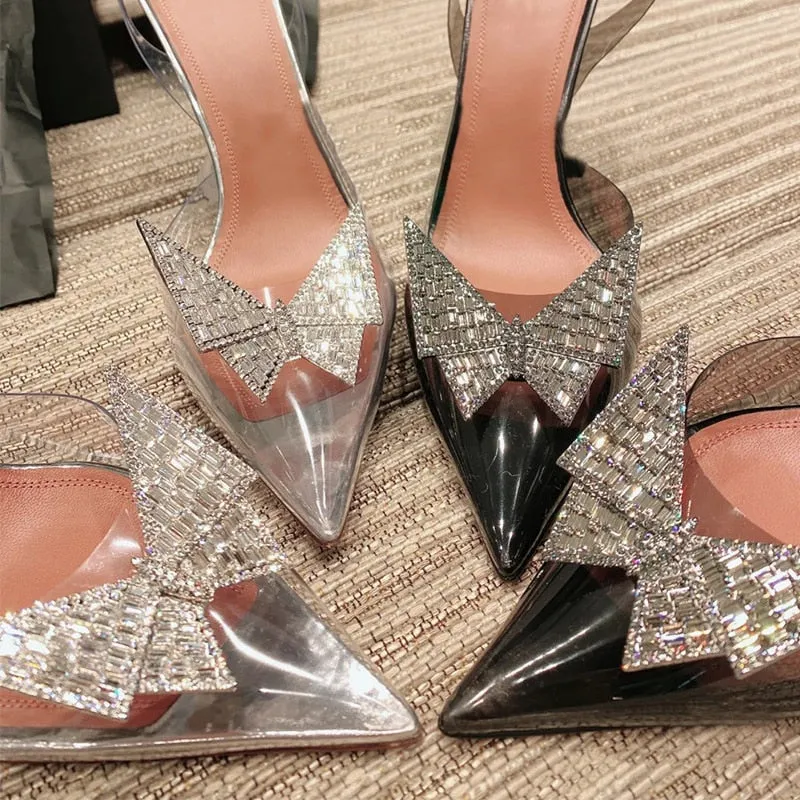 New Pointed Transparent Sandals
