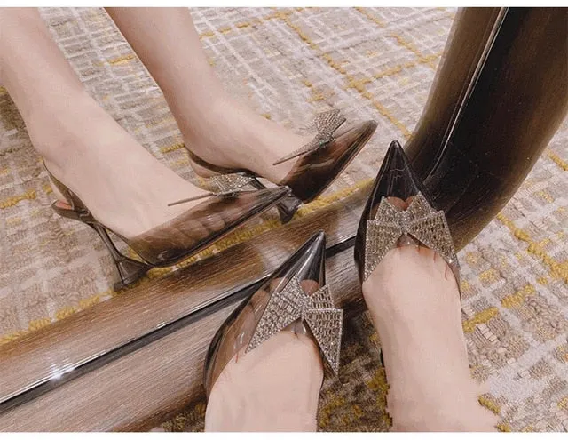 New Pointed Transparent Sandals