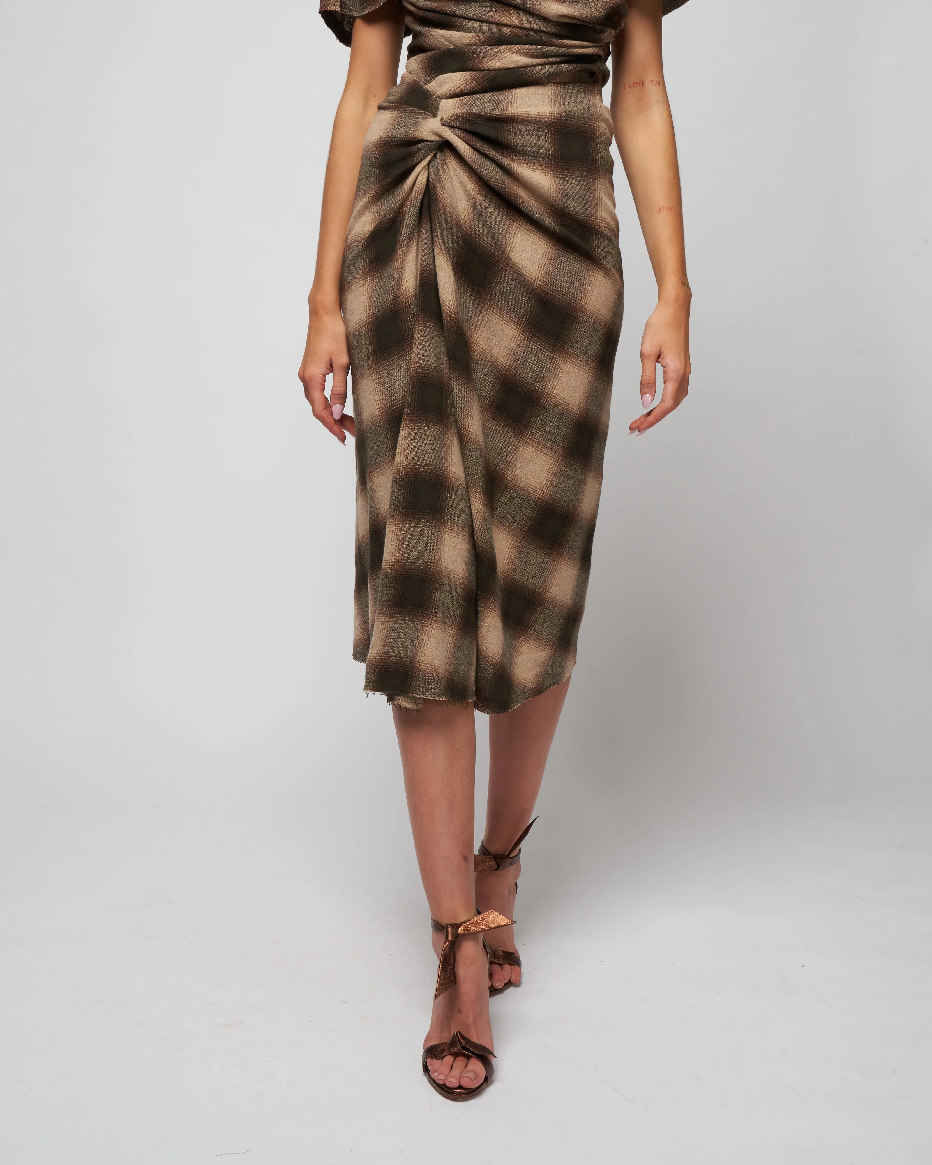 nicole skirt - khaki