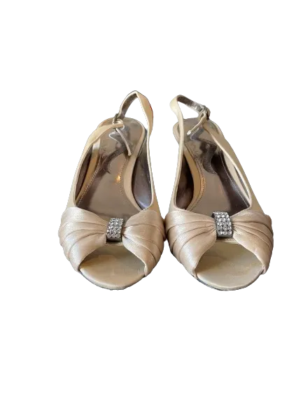 Nina Cream Slingbacks