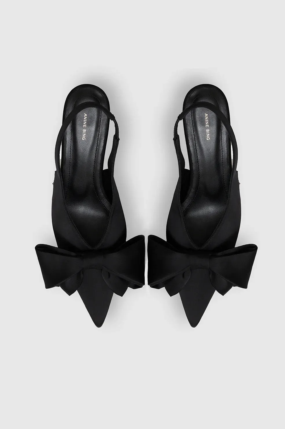 Nina Heels w/Bow Satin