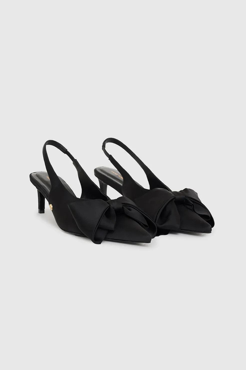 Nina Heels w/Bow Satin