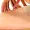 Peach Suede Knot Front Heels
