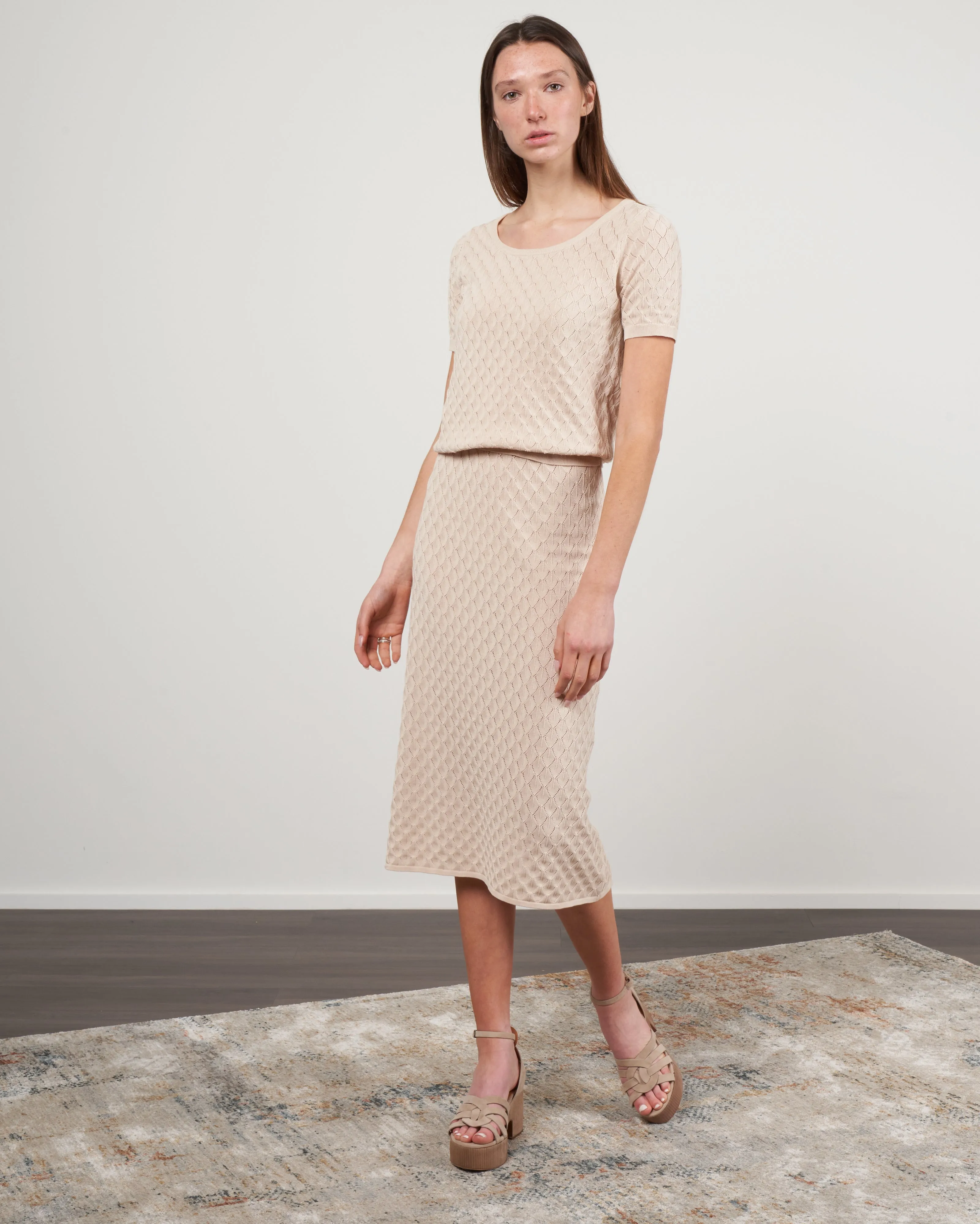 perry skirt - buttermilk