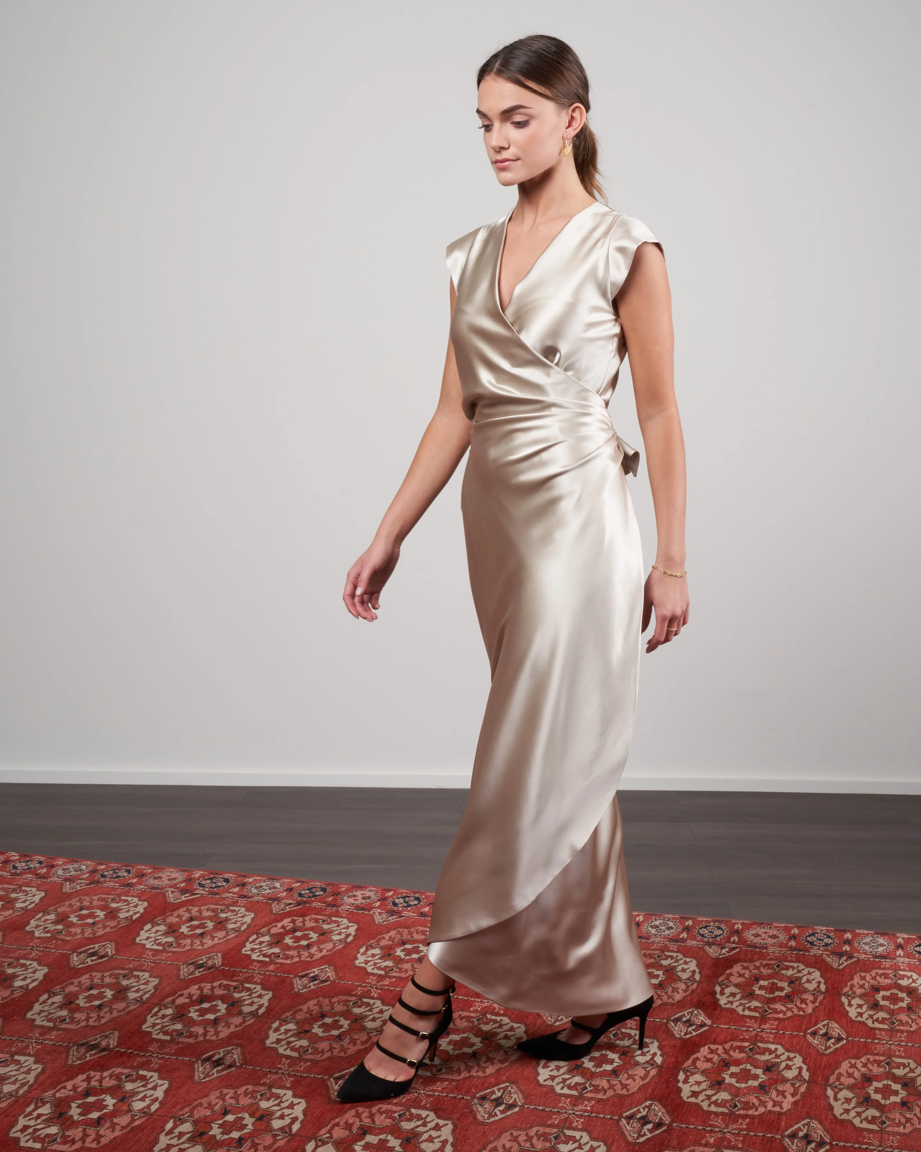 peter cohen signs dress - ecru