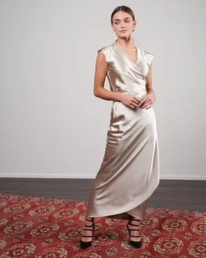 peter cohen signs dress - ecru