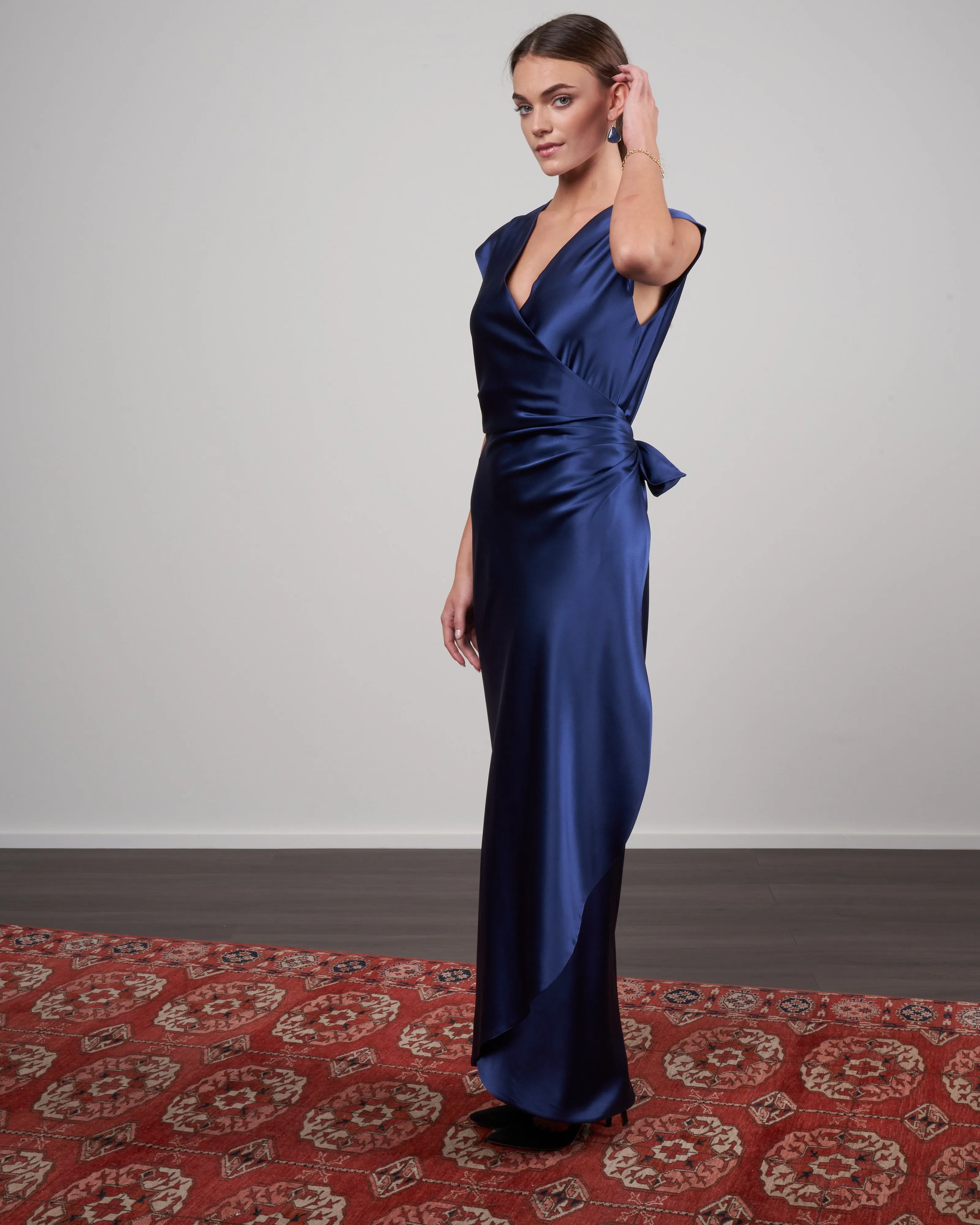 peter cohen signs dress - jeune blue
