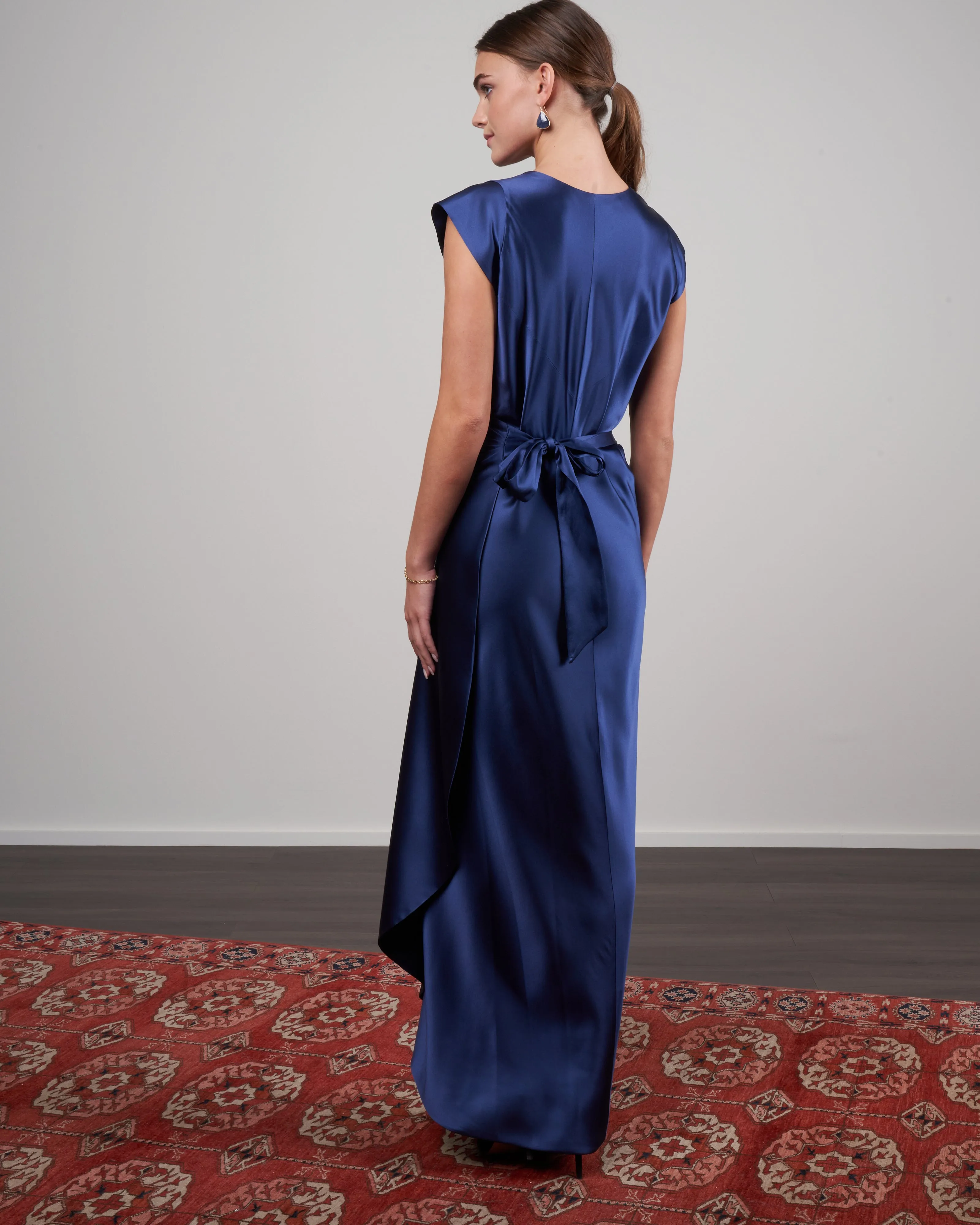 peter cohen signs dress - jeune blue