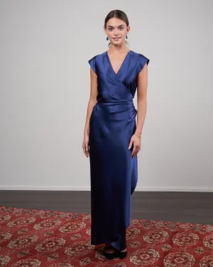 peter cohen signs dress - jeune blue