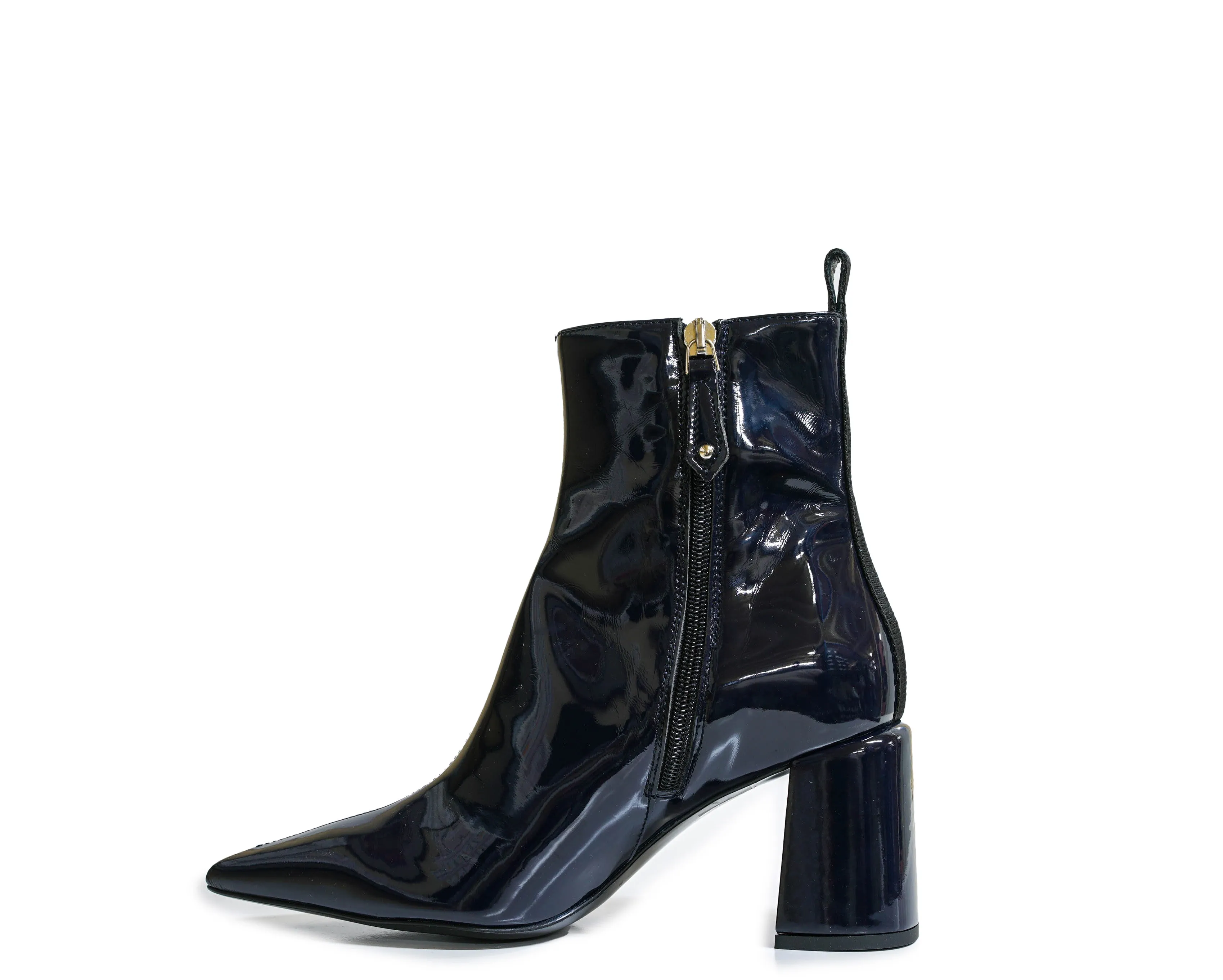 Philipp Plein Women's Blue Patent Ankle Boot 70 JH030