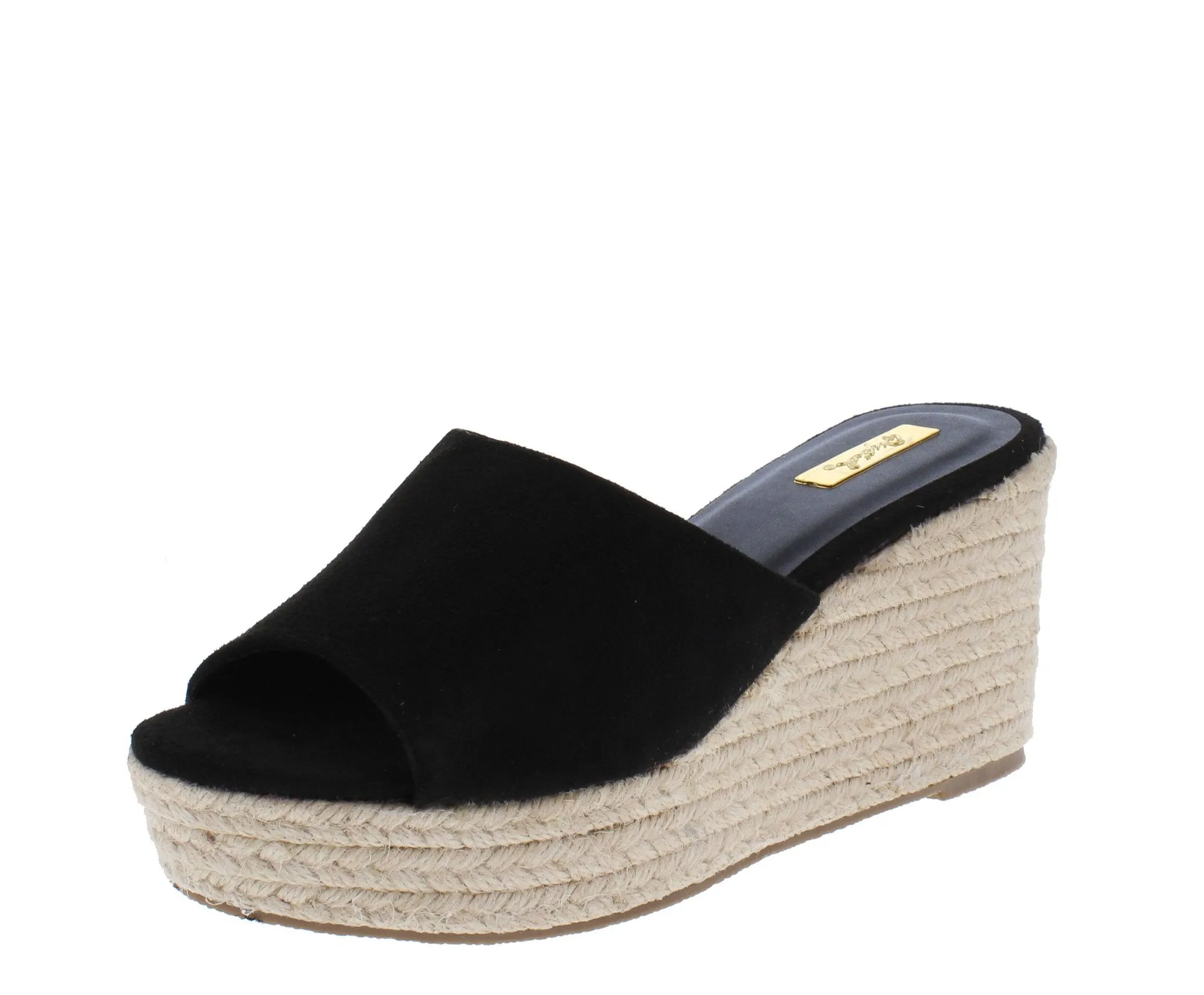 Platform Espadrille Wedge Open Toe