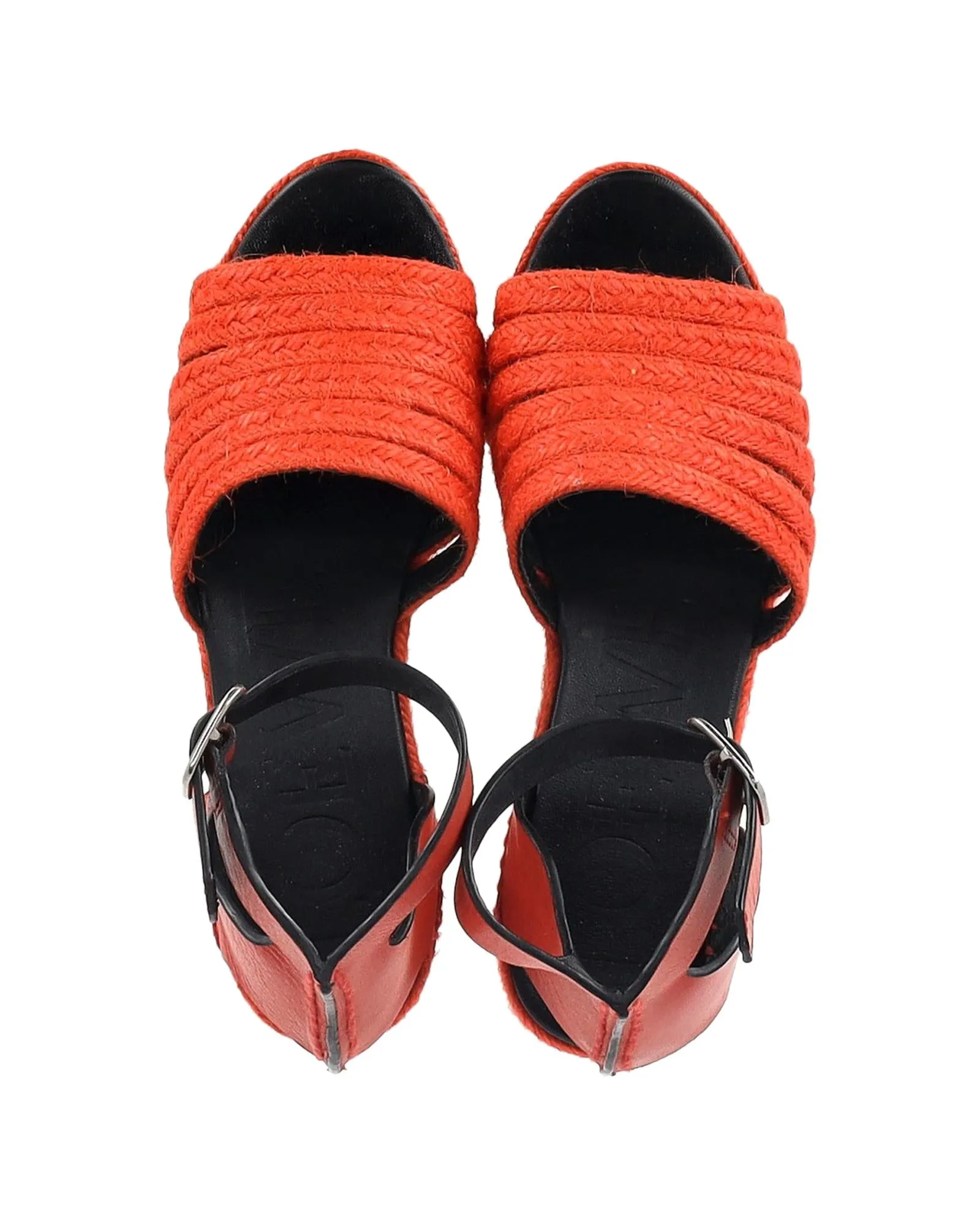 Platform Wedge Sandals Jute
