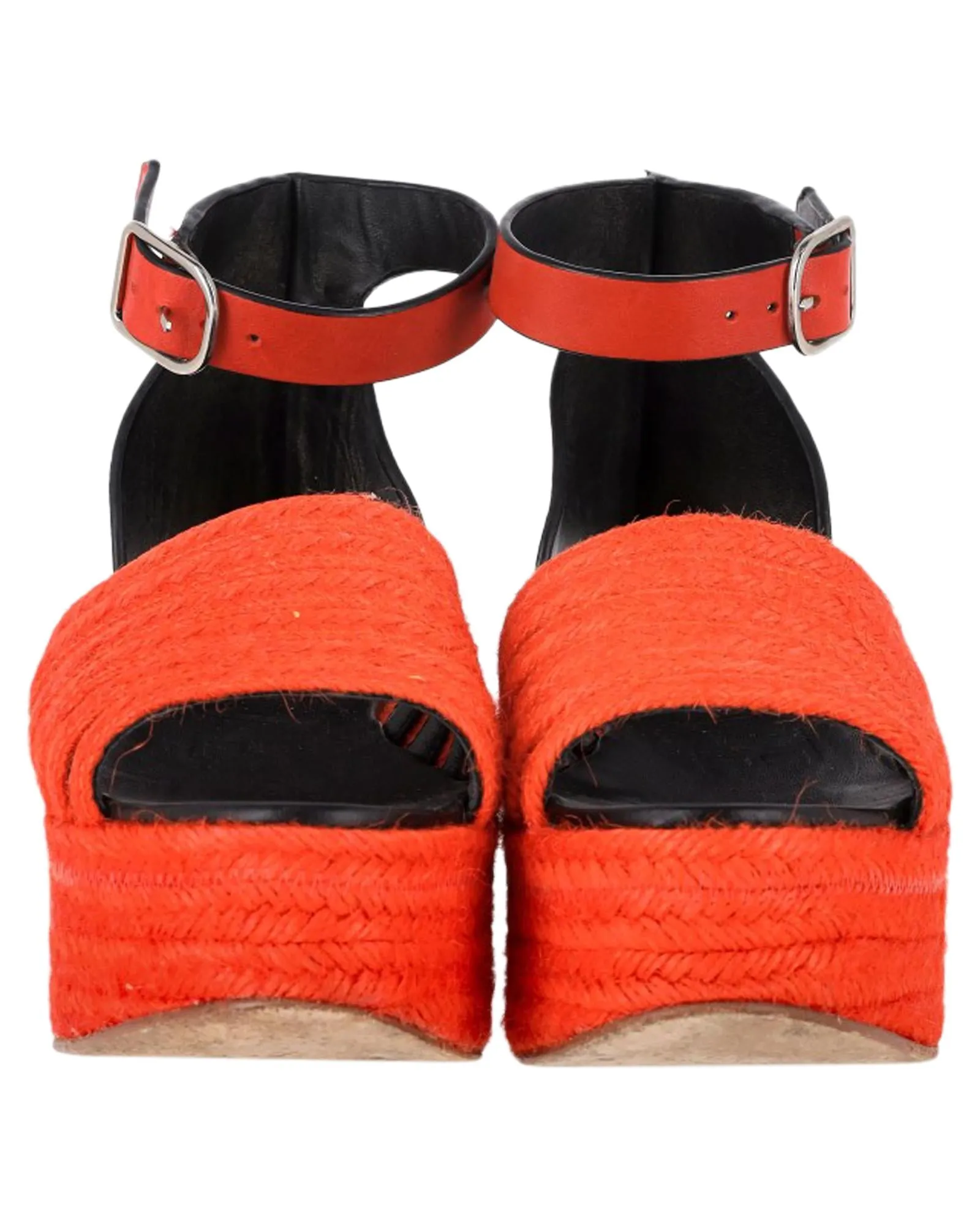 Platform Wedge Sandals Jute