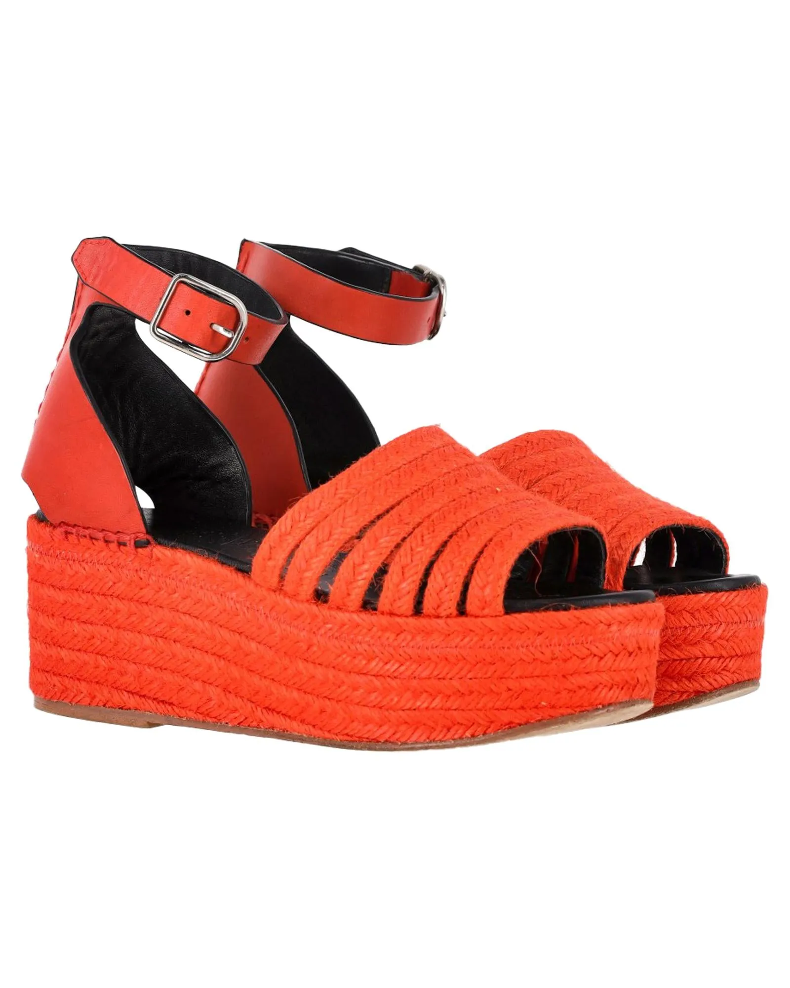 Platform Wedge Sandals Jute