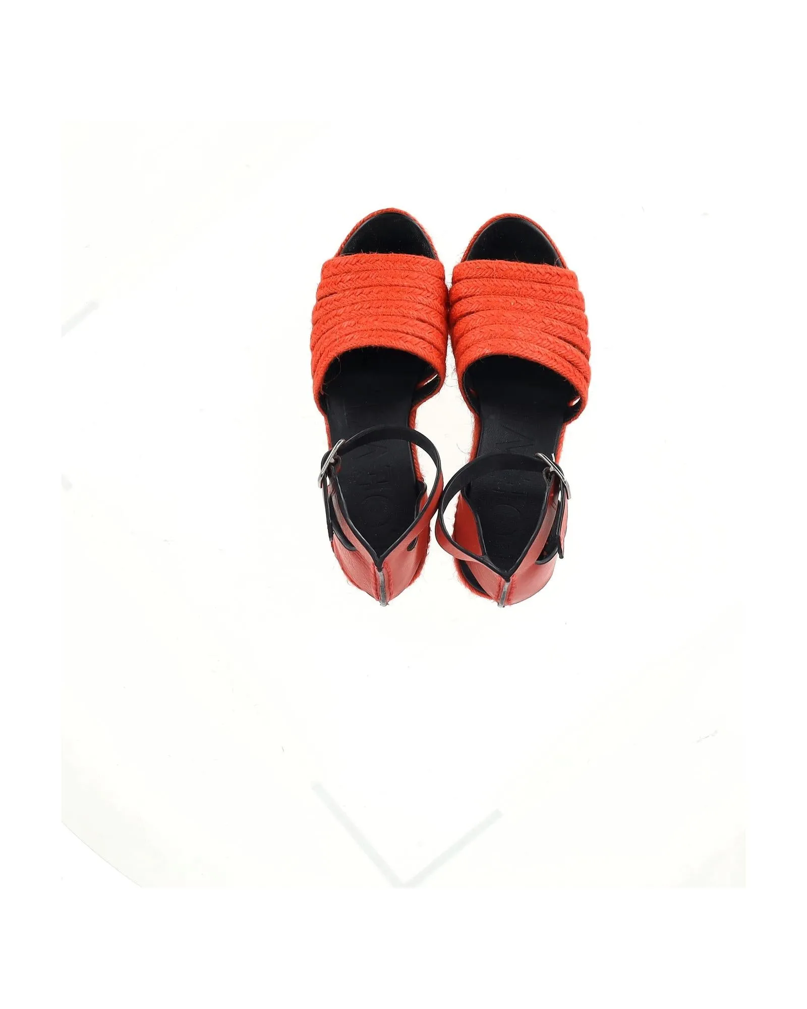 Platform Wedge Sandals Jute