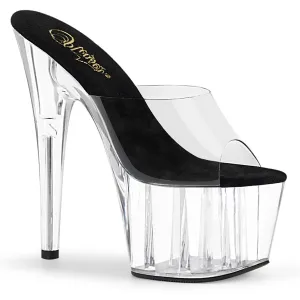 Pleaser Adore 701 Clear/Black