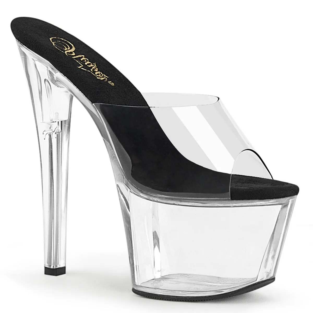 Pleaser Sky 301 Black/Clear