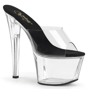 Pleaser Sky 301 Black/Clear