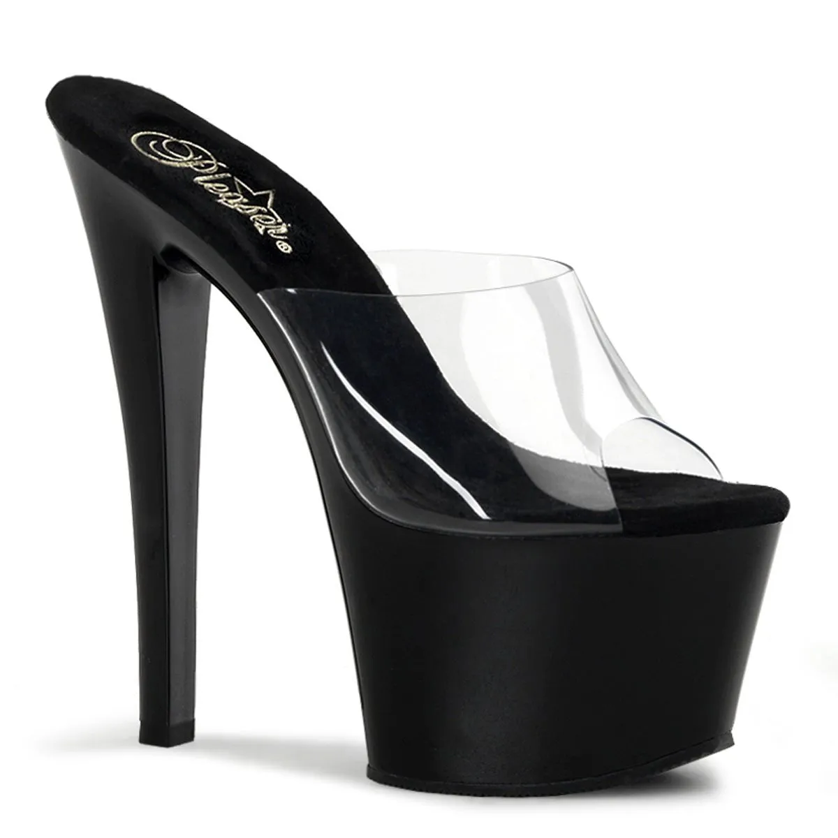 Pleaser Sky 301 Clear/Black