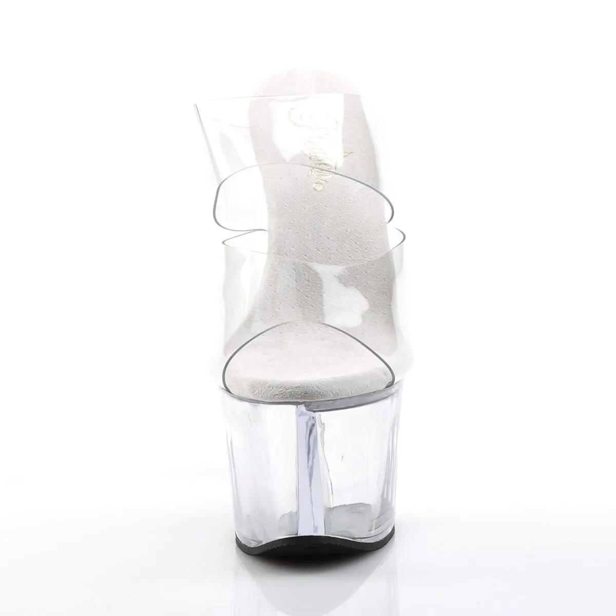 Pleaser Sky-302-Clear-Size 10-Clearance