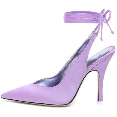 Pointed Toe Feet Wrap with High Heels Sexy Sandals
