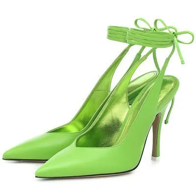 Pointed Toe Feet Wrap with High Heels Sexy Sandals