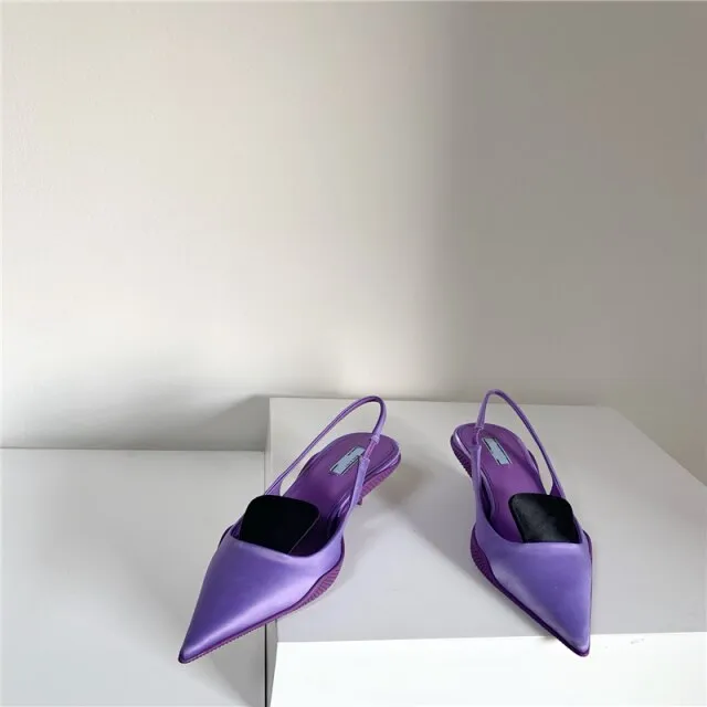 Pointed Toe Low heels Sandals