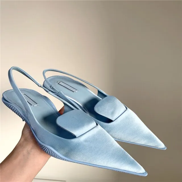 Pointed Toe Low heels Sandals