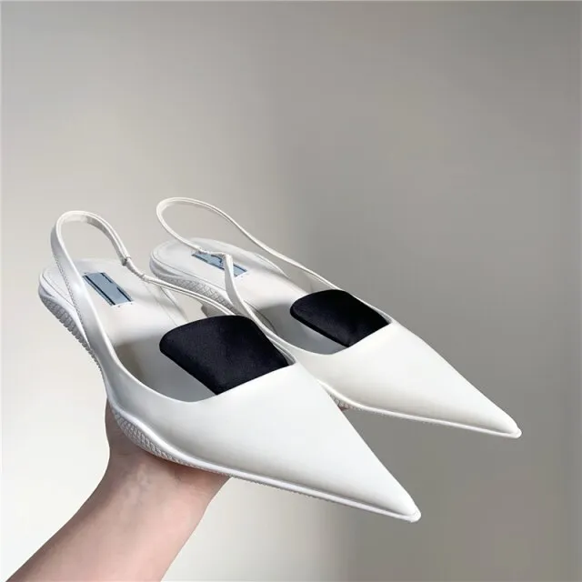 Pointed Toe Low heels Sandals