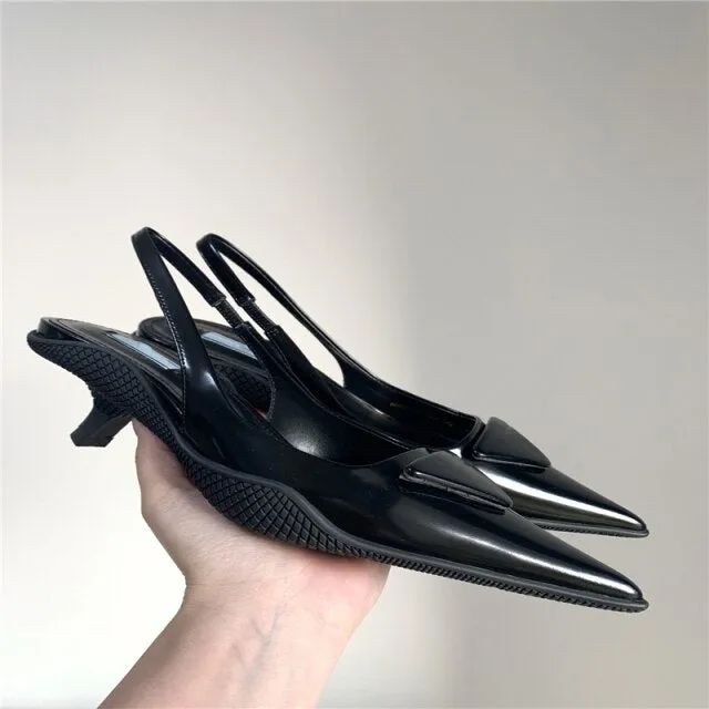Pointed Toe Low heels Sandals