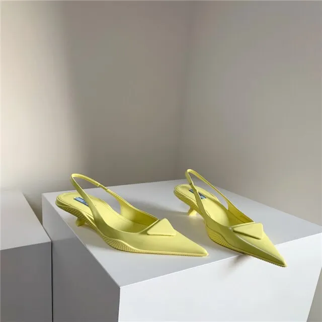 Pointed Toe Low heels Sandals