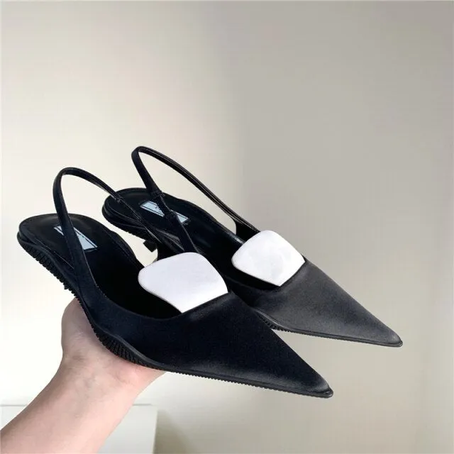Pointed Toe Low heels Sandals