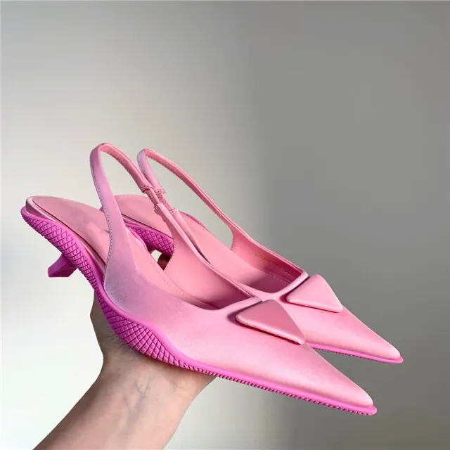 Pointed Toe Low heels Sandals