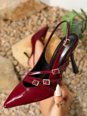 Pointed Toe Stiletto High Heels
