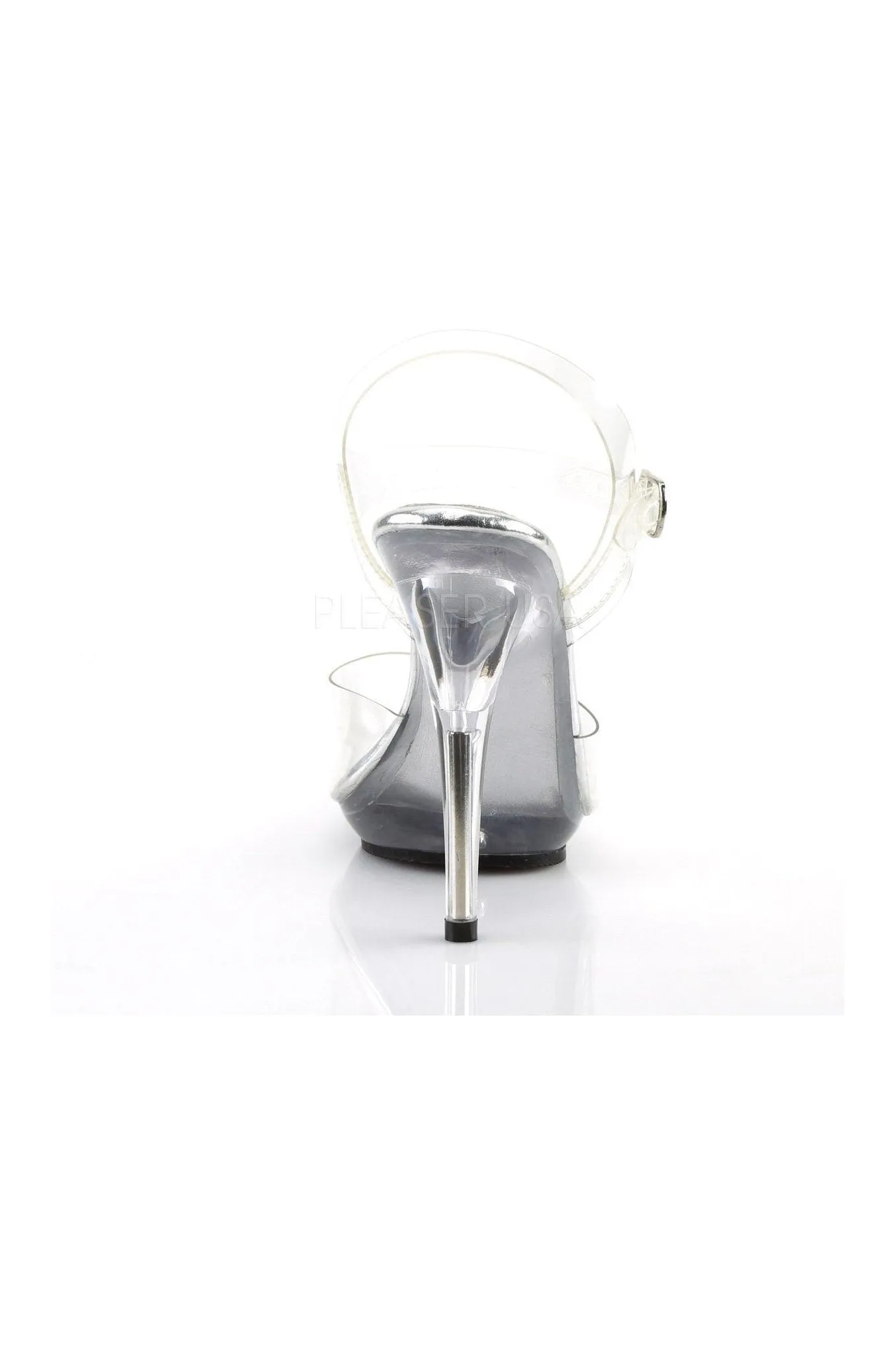 POISE-508 Sandal | Clear Vinyl