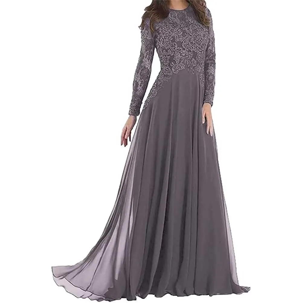 Prom Gowns Formal Event Dresses with Sleeves