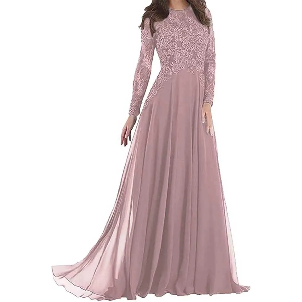 Prom Gowns Formal Event Dresses with Sleeves