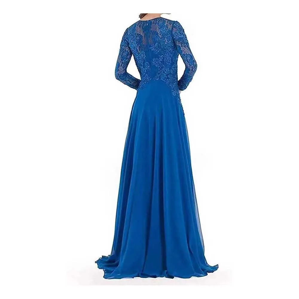 Prom Gowns Formal Event Dresses with Sleeves