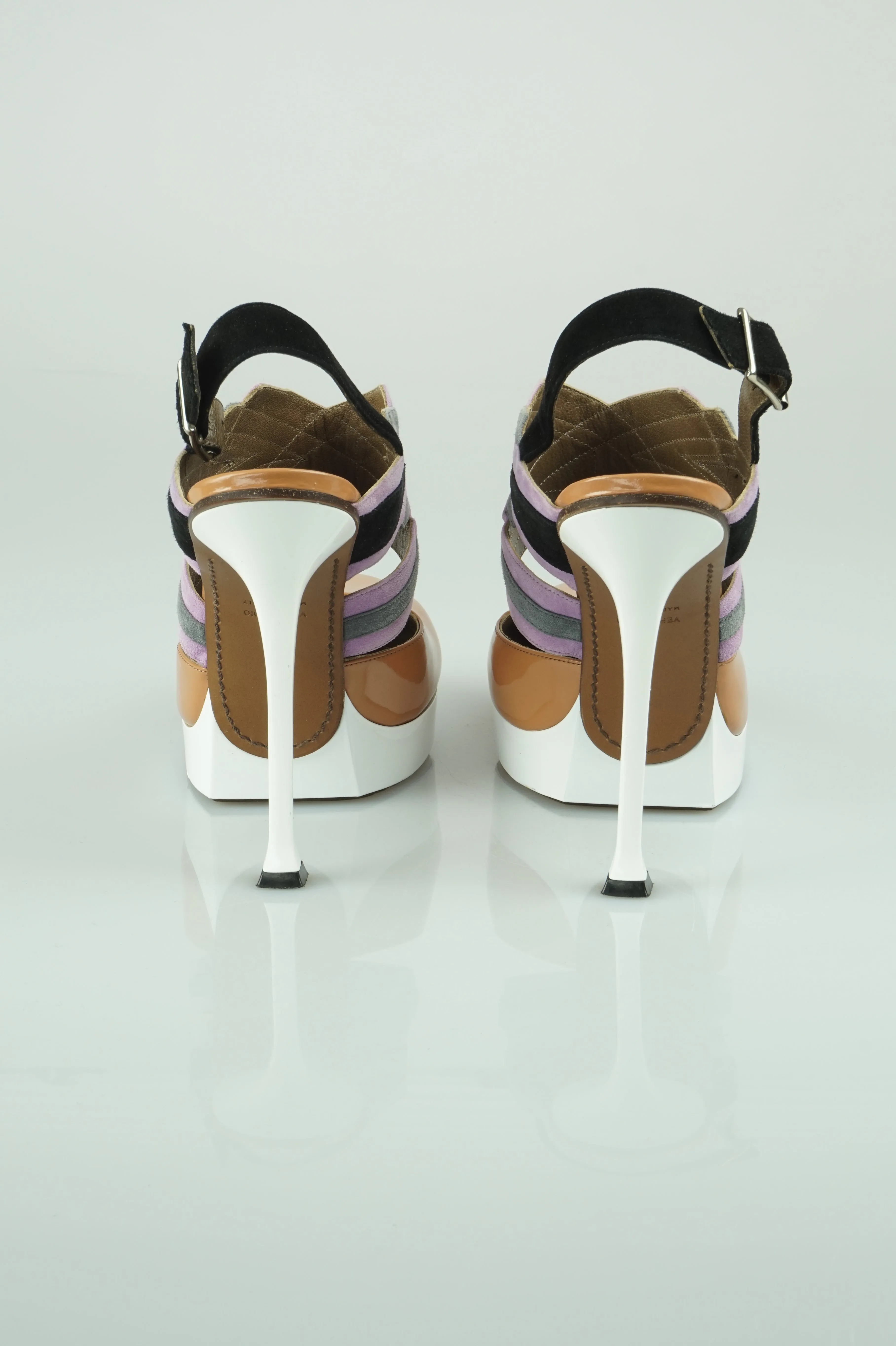 Quatro platform slingbacks