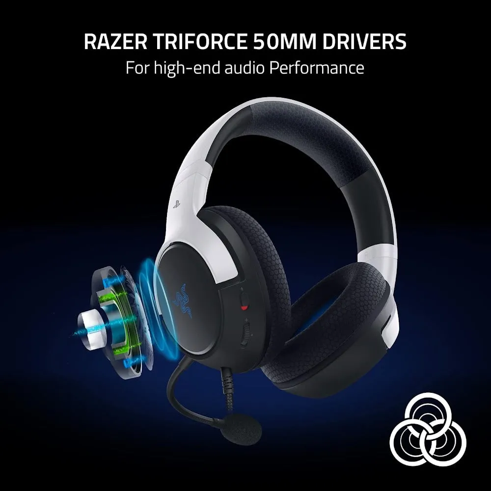 Razer Kaira X - Licensed Playstation 5 Wired Gaming Headset