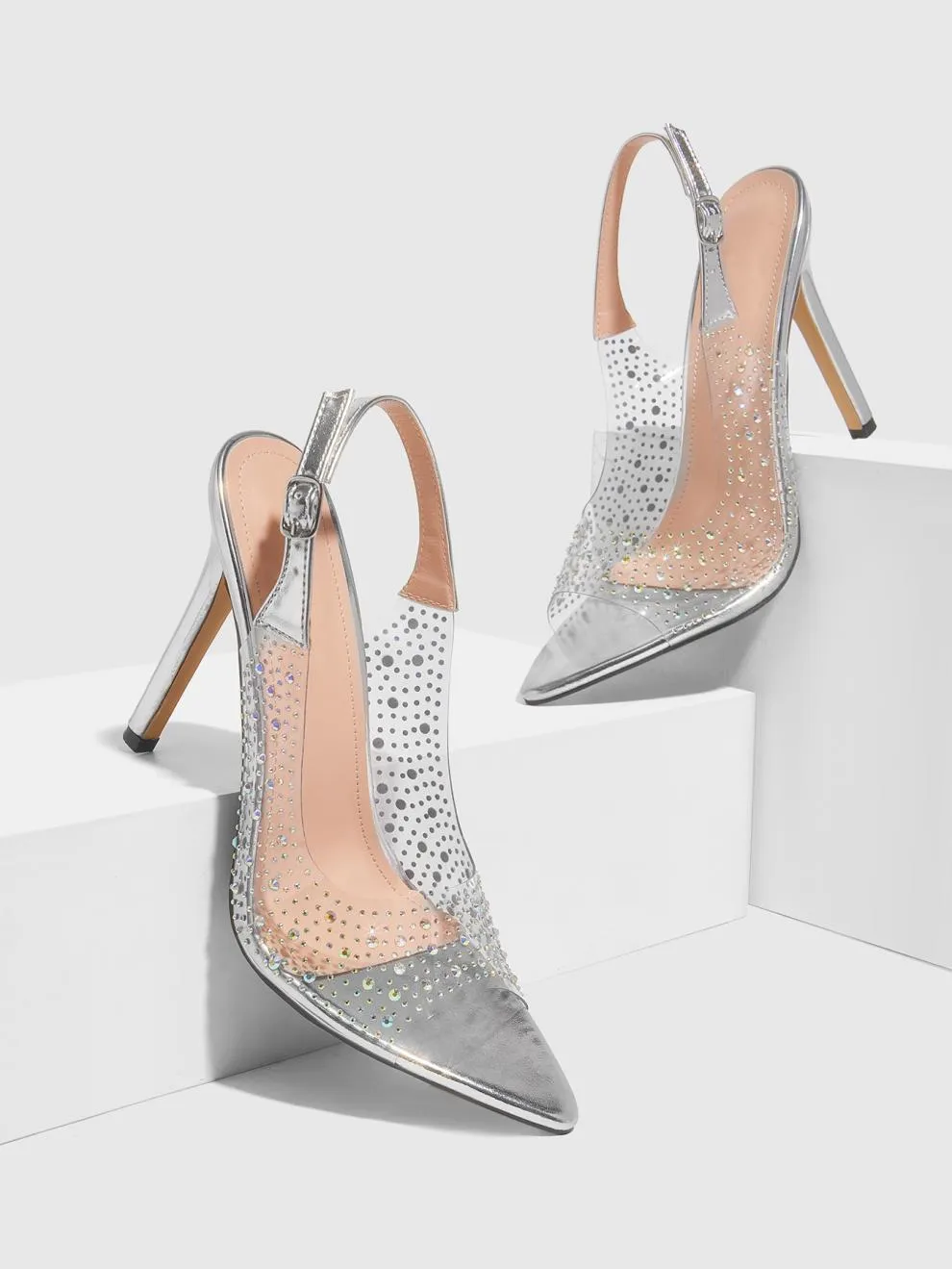 rhinestone high heel sandals summer stilettos