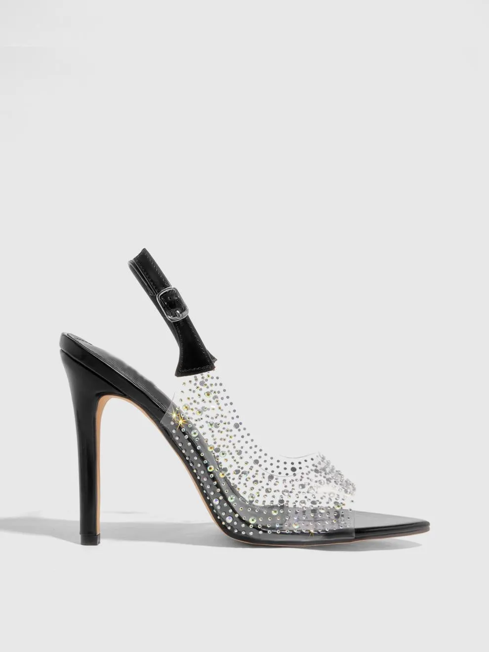 rhinestone high heel sandals summer stilettos