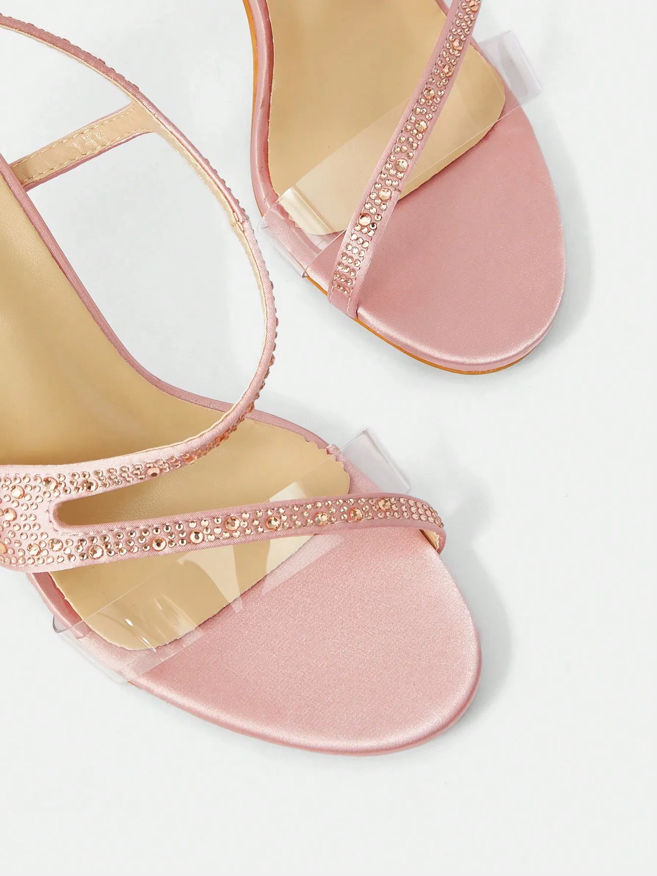 Rhinestone Stiletto High Heel Sandals