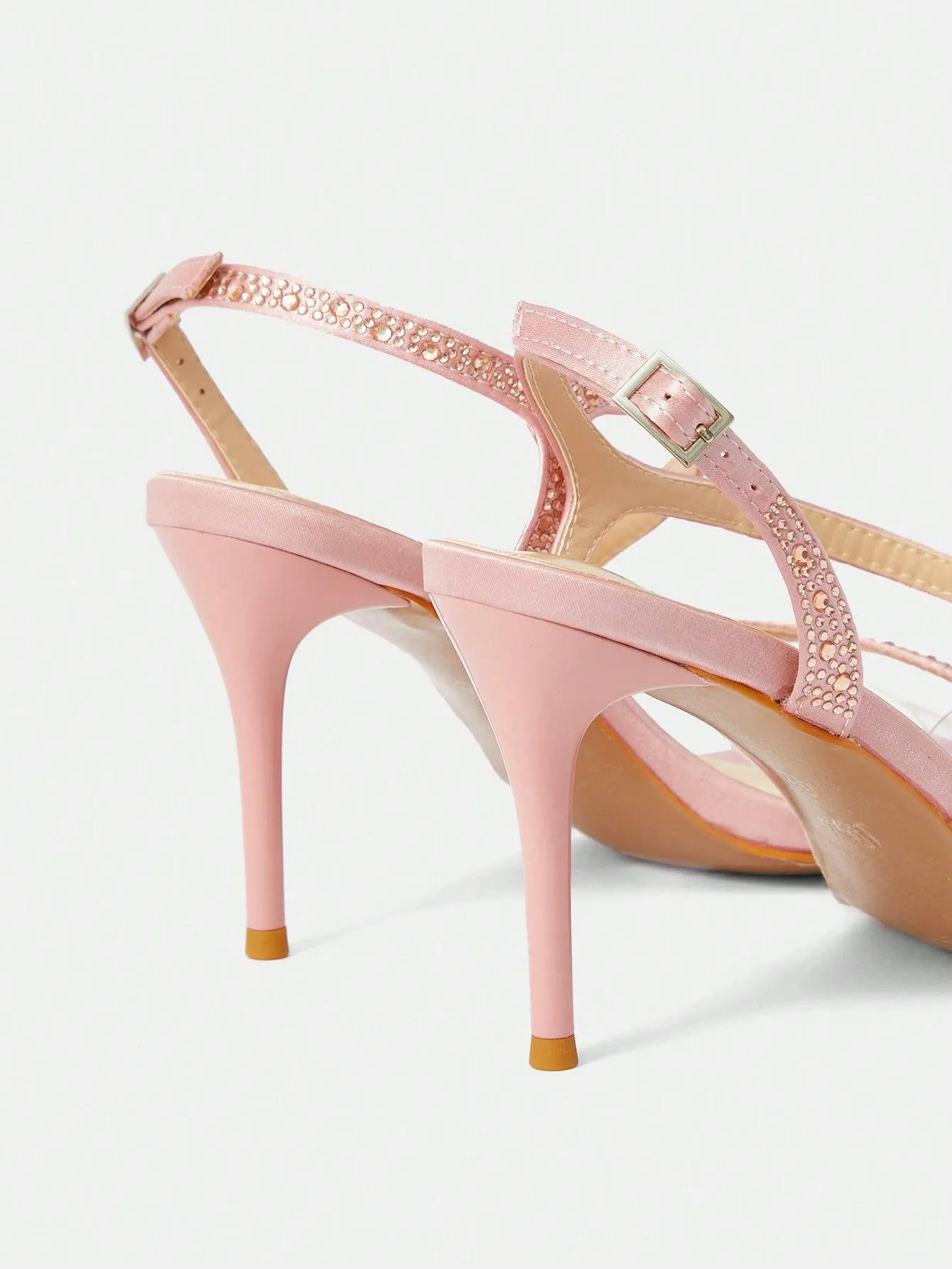 Rhinestone Stiletto High Heel Sandals