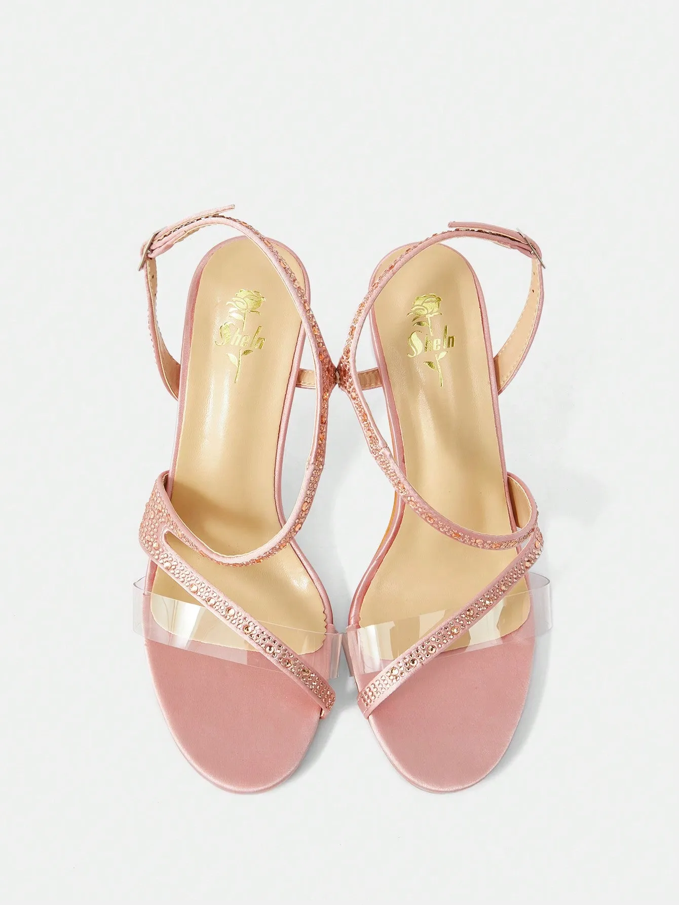 Rhinestone Stiletto High Heel Sandals