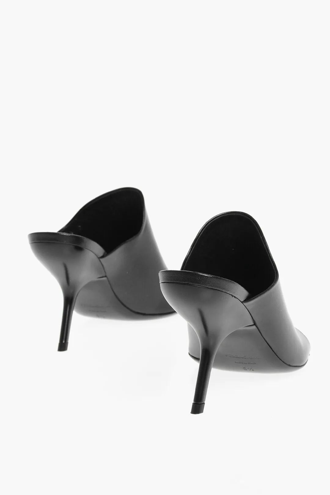 Salvatore Ferragamo Leather ERA Open Toe Mules 8cm