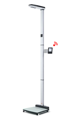 Seca 287 - Fully automated digital measurement station for weight, height, BMI with ultrasound height measurement, voice guidance & wireless connectivity - Class III