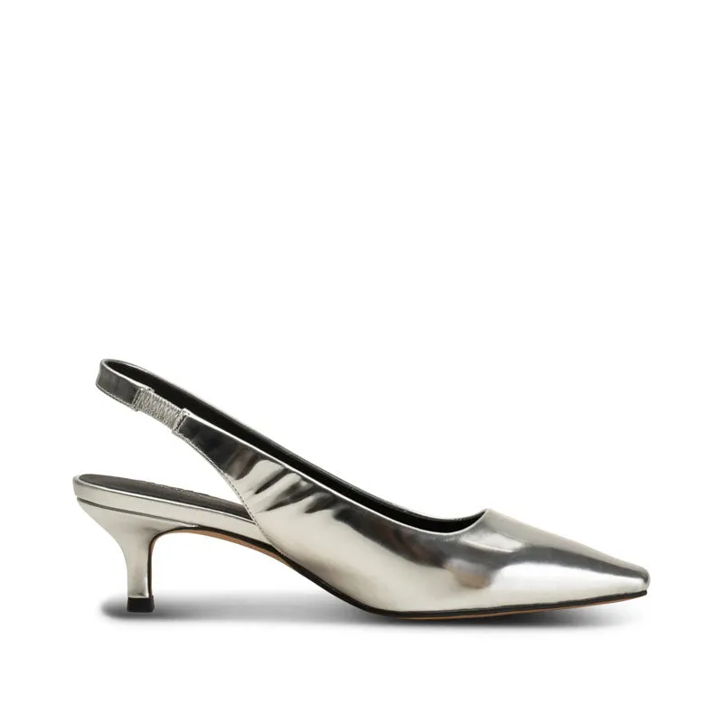 SHOE THE BEAR Maxine Slingback in Silver Metallic